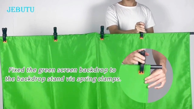 Amazon.com : JEBUTU Green Screen Backdrop Kit with Stand, 5X6.5ft